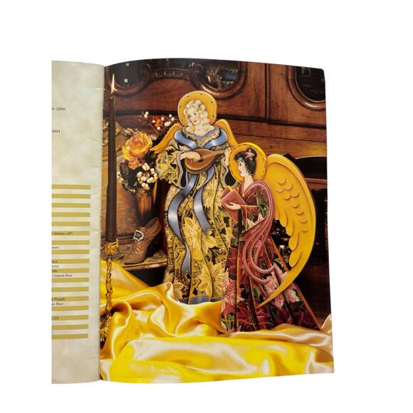 Vintage Glorious Angels Paint Technique Booklet 2001 26 pages Leisure Arts - Picture 6 of 7